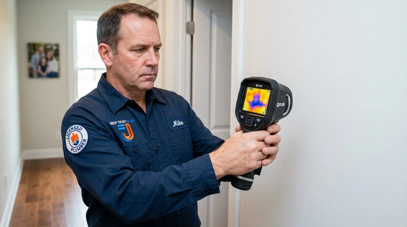 Thermal imaging leak detection by Johns Plumbing LLC in Des Plaines